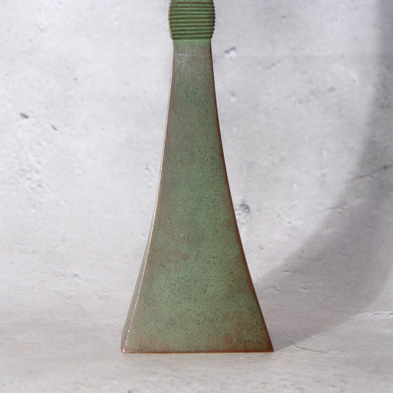 Masterpiece Japanese Kotou Bronze Vase by Ichinose Soshin Signed Tomobako 727g15