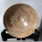 Antique Japanese E-Karatsu Chawan Tea Bowl Edo Period Kintsugi Repair Wooden Box6