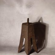 Japanese Antique Cast Iron Bell Fudaku Hidden Kirishitan Inscribed Edo Period14