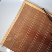 Japanese Vintage Woven Bamboo Ozashiki Sudare Misu Blinds Set of 2 VG4238