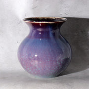 Japanese Glaze Flower vase Matsuyama Gaei porcelain vase signed w / box PV2902