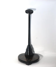 Vintage Japanese Black Lacquer Makie Vertical Sword Stand Katana Kake Landscape5