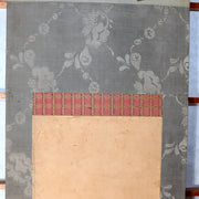 Edo Antique Paper Hanging Scroll Bijinga Hand Painted Woman Cat ASO4488