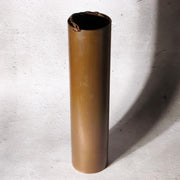 Japanese Vintage Hoyu Cast Bronze Flower Vase Basket Style Ikebana Box 27.5cm5