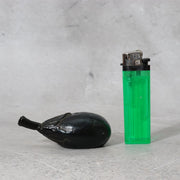 Vintage Takaoka Copperware Bronze Eggplant Water Dropper Vegetable Figurine BV7610
