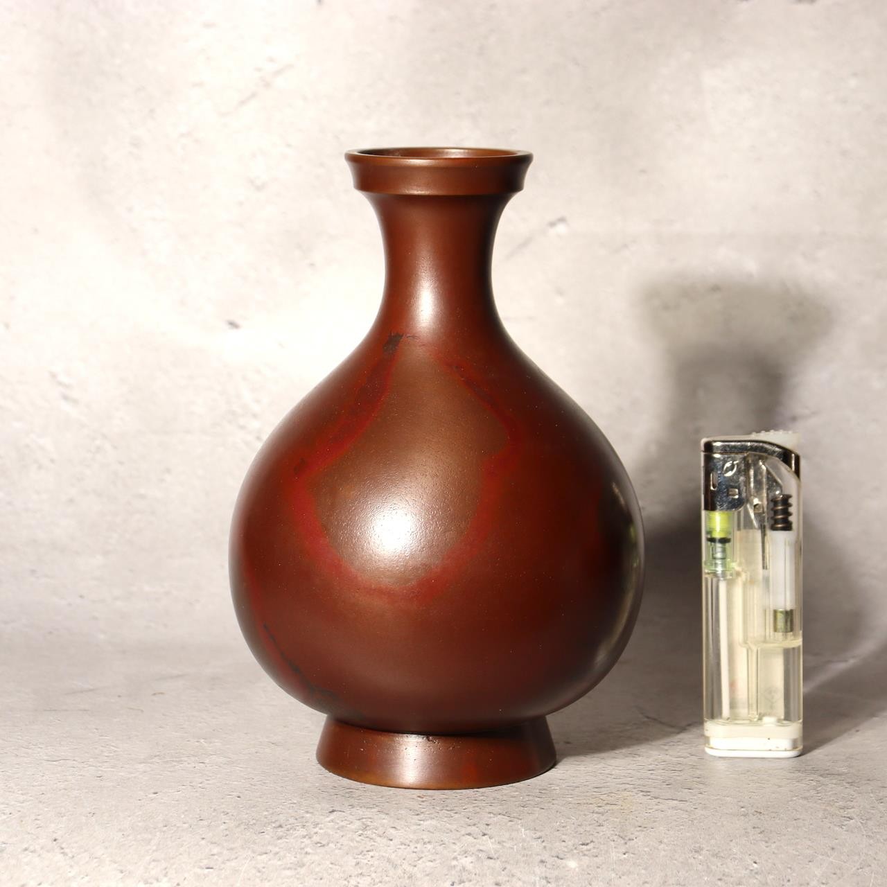 Vintage Japanese Bronze Vase Masahiko Katori Living National Treasure BV3431