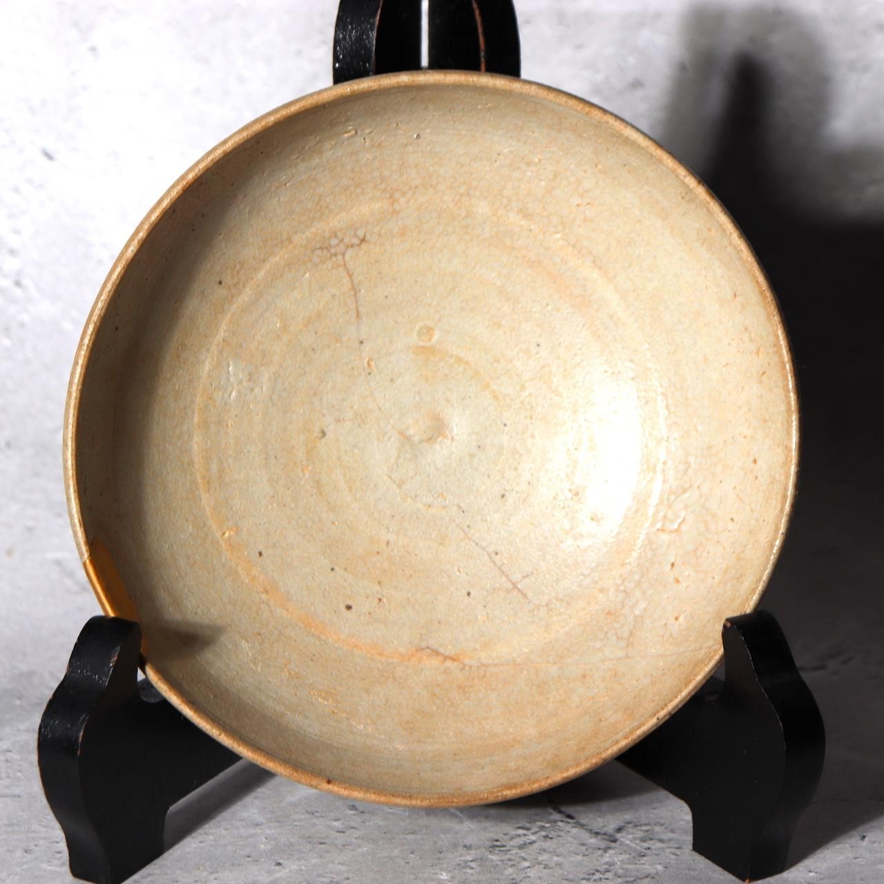 Antique Joseon Dynasty Katade Tea Bowl Chawan  Hard Fired with Kintsugistyle1