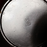 Japanese Bronze Vase Hoko Signed Abstract Red Black Splash Design Vintage BV7233