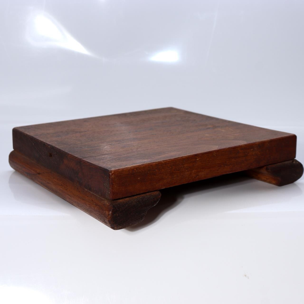 Japanese Vintage Wooden Suiseki Bonsai Display Stand Base Set of 5 WO60412