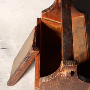 Japanese Antique Money Box Saisenbako Savings Taisho 1918 Temple Shrine Style6