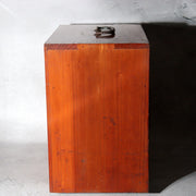 Showa Period Japanese Wooden Small Cabinet Tansu Figured Wood WO63311