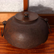 Living National Treasure Suzuki Morihisa Nanbu Iron Kettle Rabbit Chagama Box11
