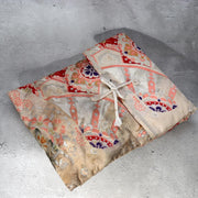 Japanese Wooden Noh Mask Hisomi Demon Male Nagahara Koin Silk Bag MSK5424