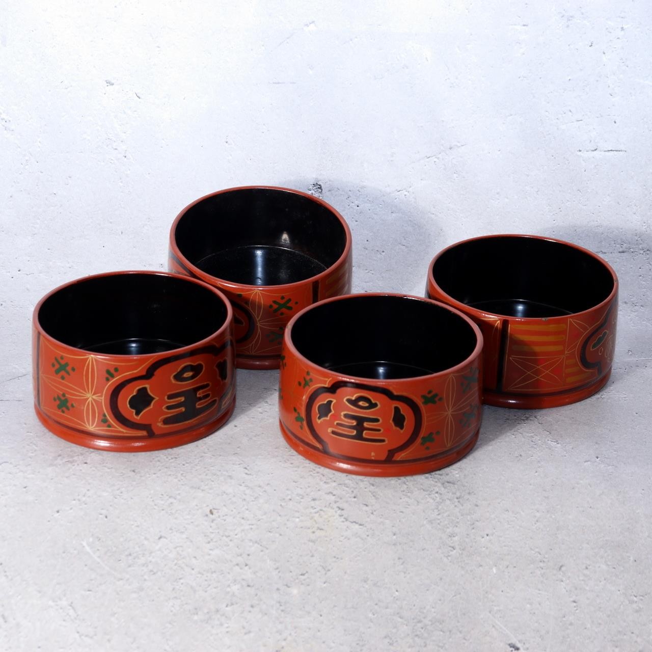 Japanese Buddhist Altar Incense Celadon Koro Burner Maki-e Sanbo Stand Bowls5