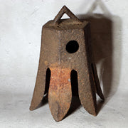 Japanese Antique Cast Iron Bell Fudaku Hidden Kirishitan Inscribed Edo Period3