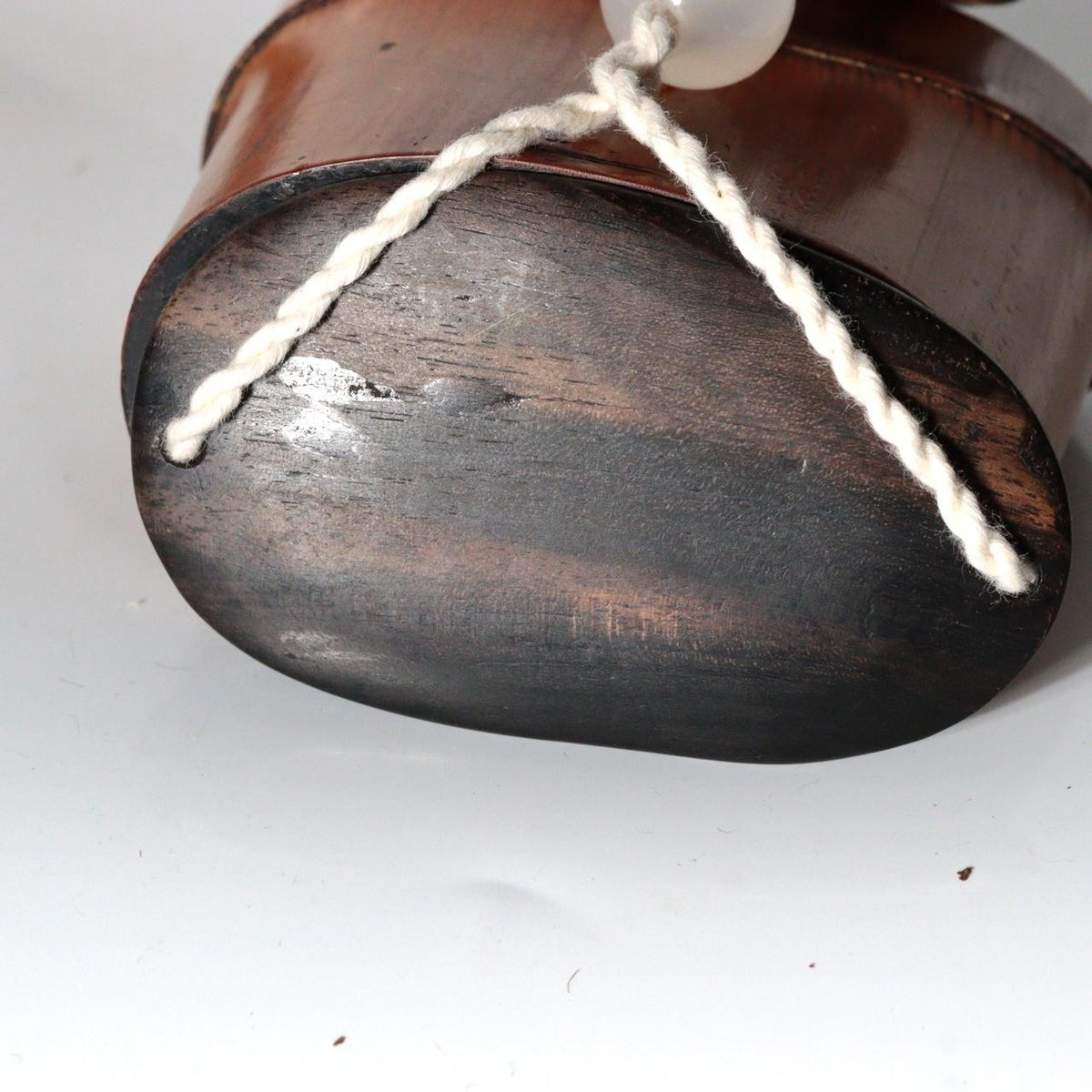 Antique Japanese Meiji Bamboo Kiseru Pipe Case Tobacco Container Chigiri Repair6