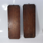 Pair of Antique Japanese Temple Lacquer Plaques Jodo Shu Sect Enko Zendo Daishi4