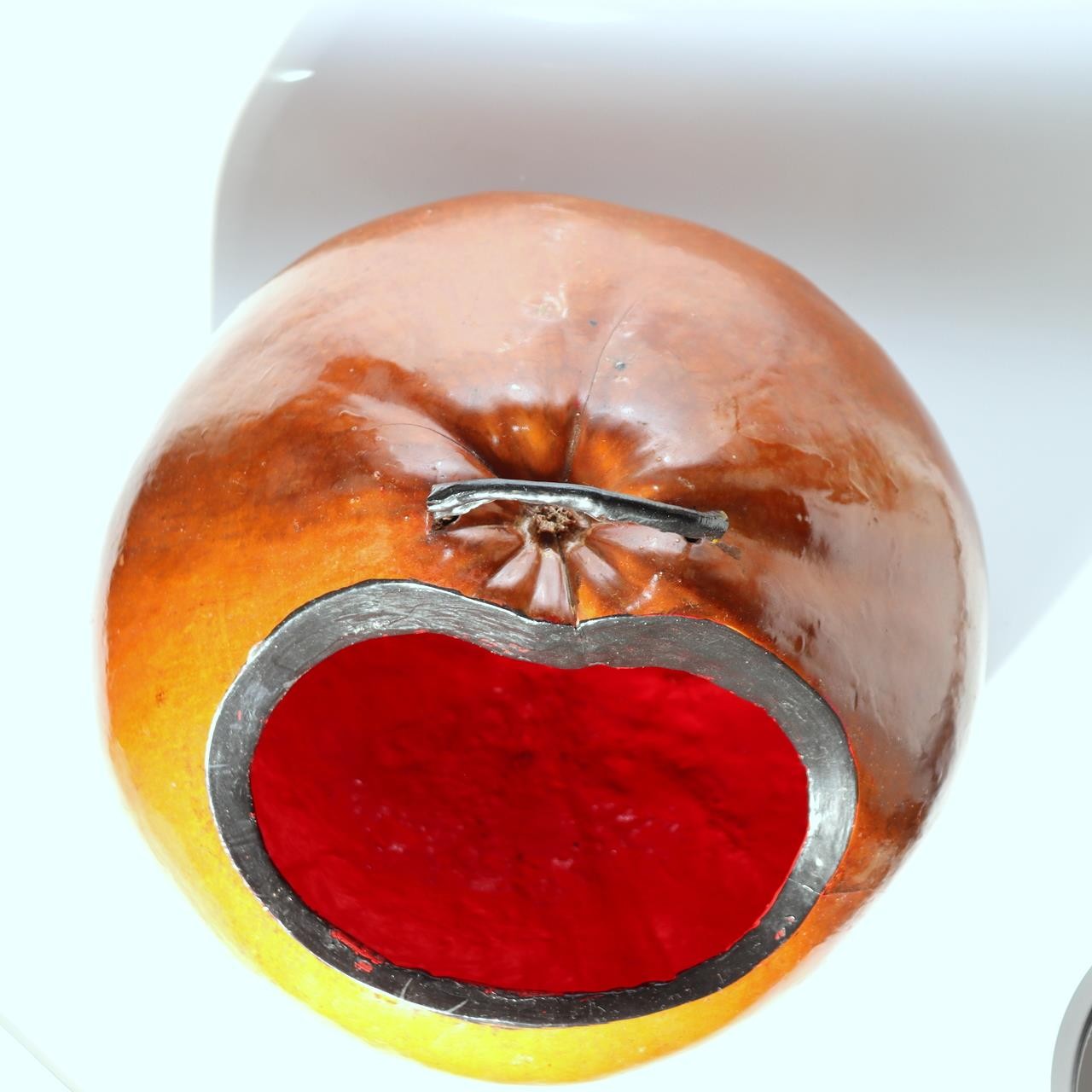 Japanese Traditional Fukube zaiku Large Gourd Vessel Bowl Tochigi Set of2 Object3