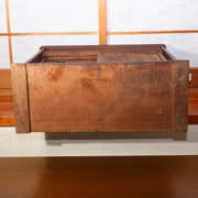 Japanese Antique Cabinet Kotansu Kurogaki Black Persimmon Keyaki Wood Shelf9