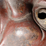 Japanese Kanshitsu (Dry Lacquer) Noh Kagura Mask Wrathful Deity with Gilded Eye10