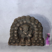 Antique Japanese Clay Daikokuten Plaque God of Wealth Prosperity Edo/Meiji Era2