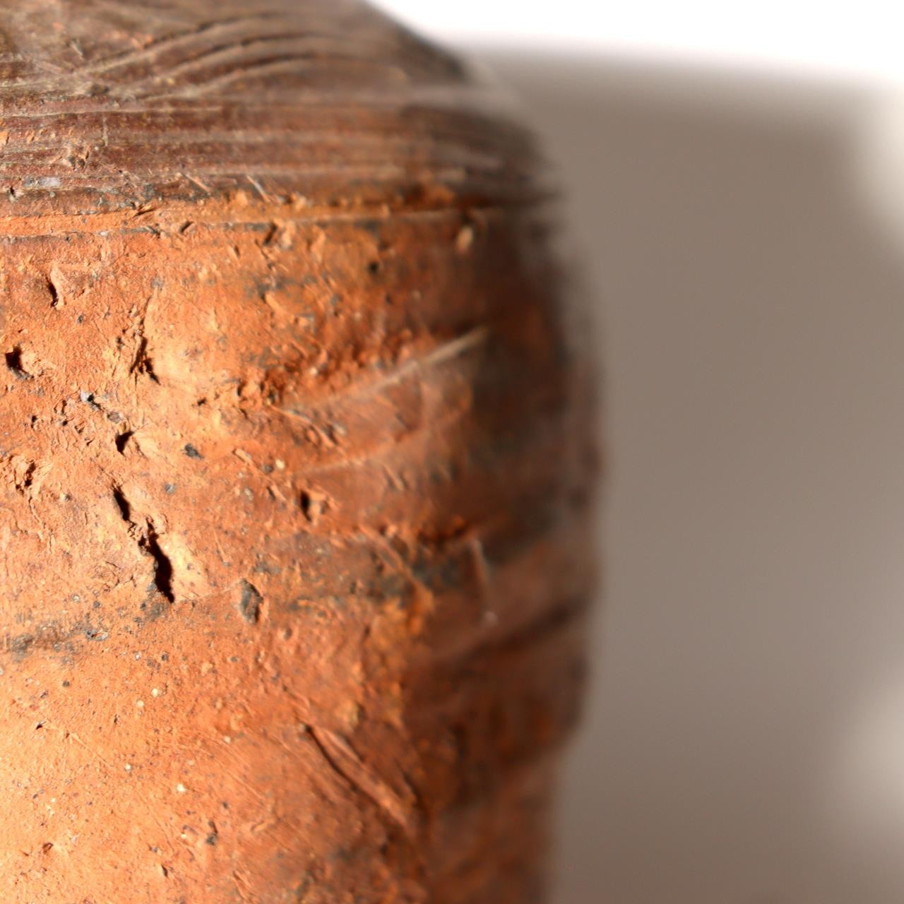 Antique Tokoname Tsubo Jar Muromachi Momoyama Ubakuchi Kiln Mark Wabi Sabi Japan16