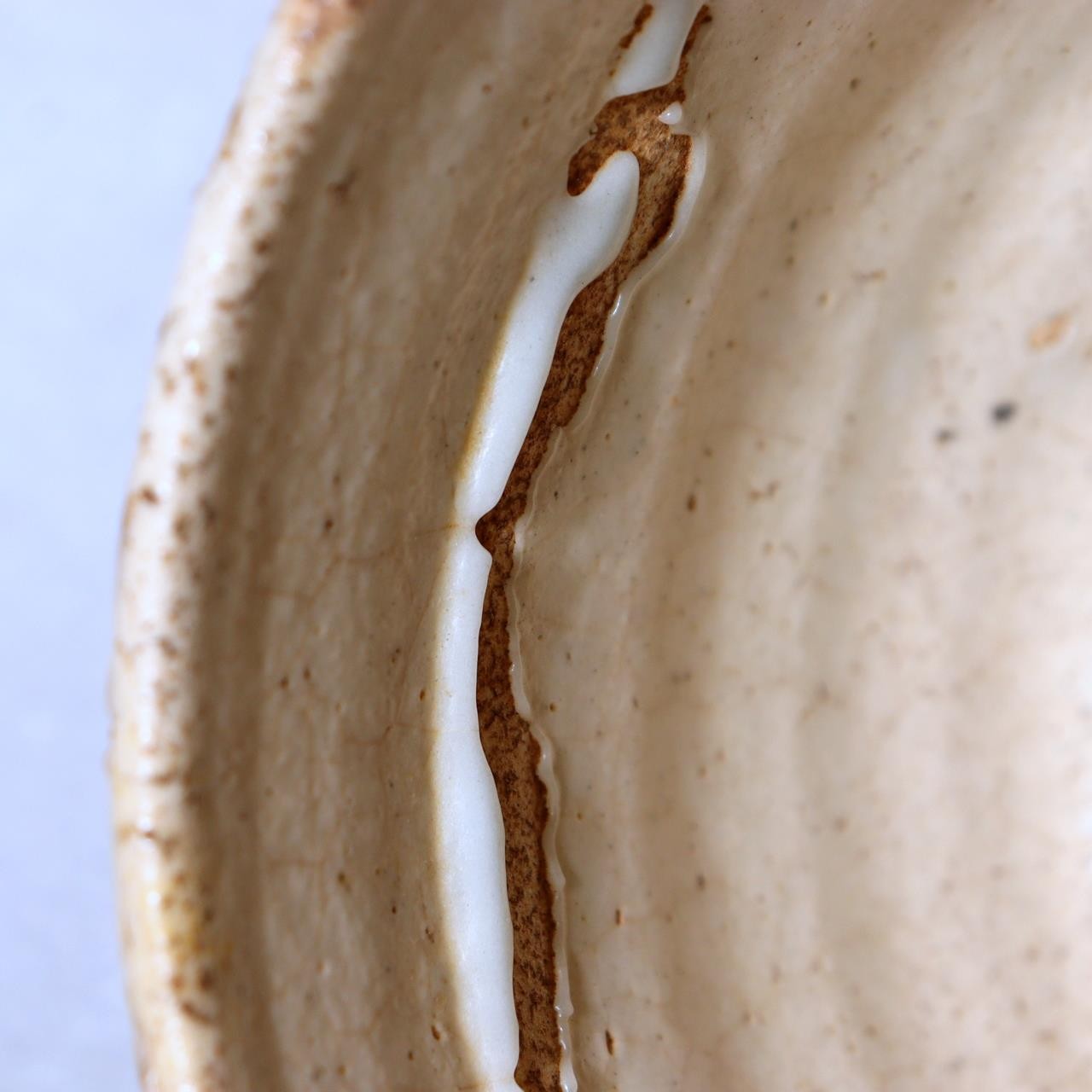 Japanese Studio Tea Bowl Sugimoto Deigyu Momoyama Kenzan Inspired Ceramic Chawan10
