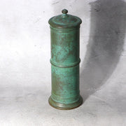 Japanese Kotou Bronze Vase Kurose Soko Buddhist Kyozutsu Sutra Container BV7534