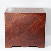 Taisho Showa Japanese Tamamoku Wood Small Chest Ko-dansu Inkstone Drawer WO6307