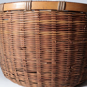 Vintage Japanese Folk Craft Bamboo Woven Basket Collection Set of 8 WO63919
