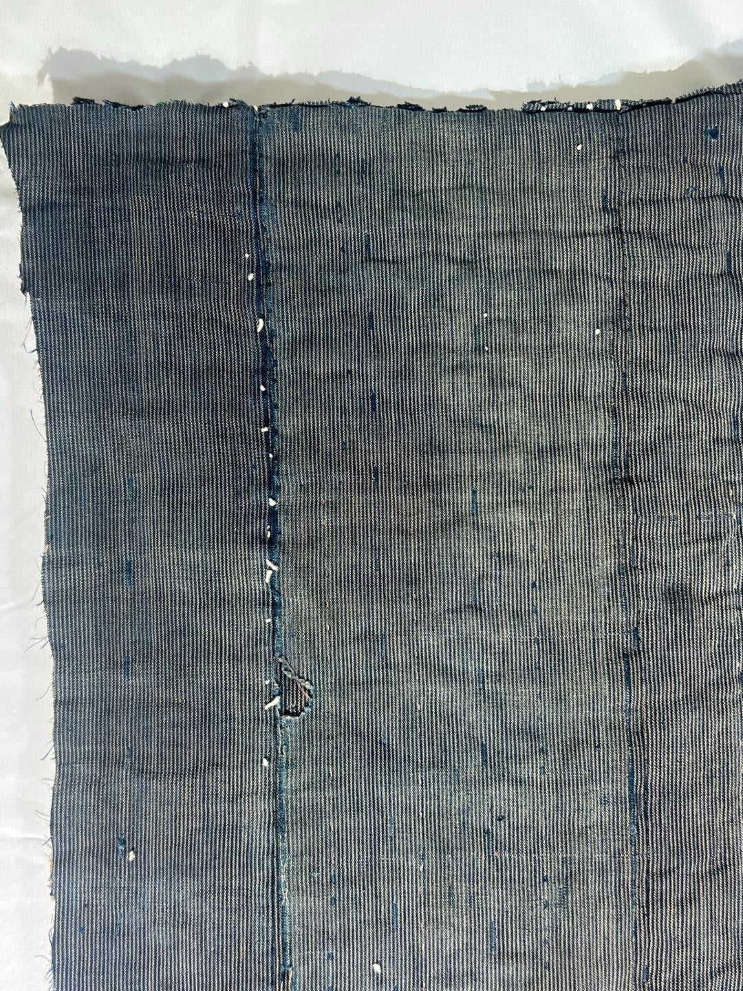 Antique Japanese Boro Kofu Thick Layered Cotton Indigo Textile Rug13