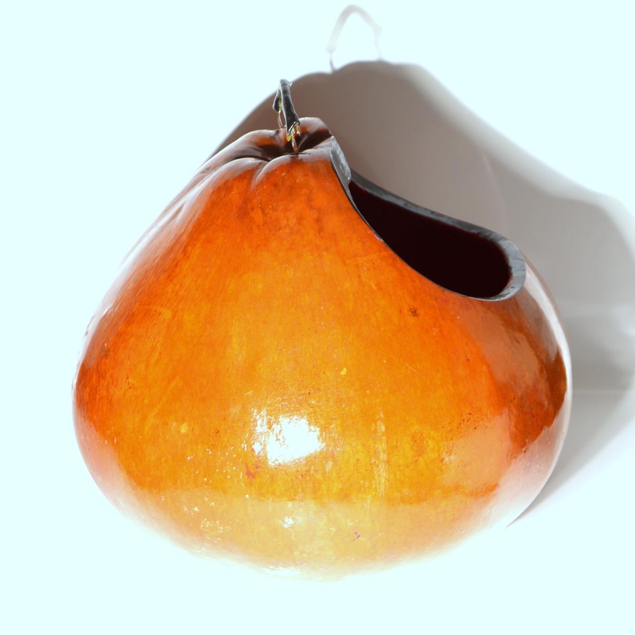 Japanese Traditional Fukube zaiku Large Gourd Vessel Bowl Tochigi Set of2 Object5