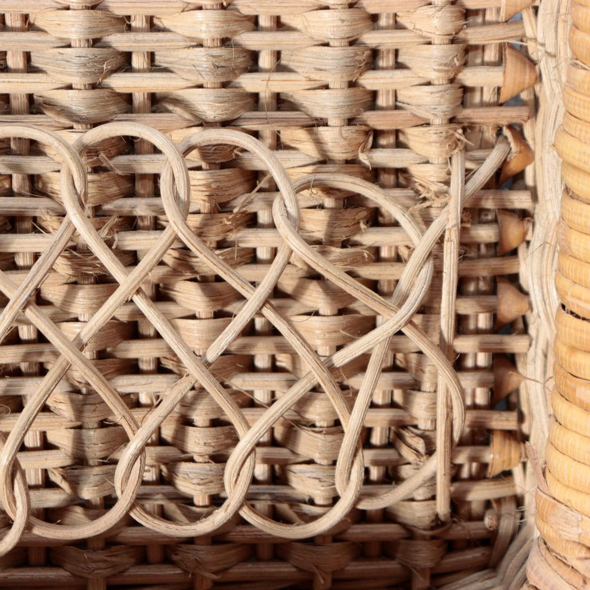 Vintage Japanese Bamboo Woven Basket Trunk Suitcase Bag15