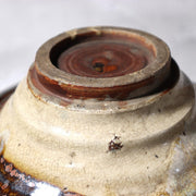 Japanese Antique Ceramic Bowl Wooden Box Kyushu-style Kiln-Effect Glaze Bowl12
