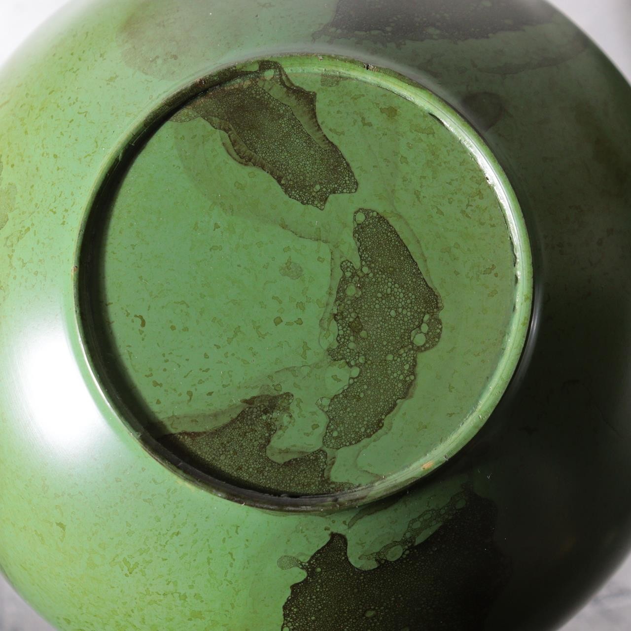 Japanese Takaoka Cast Bronze Gourd Vase Keisuke Tomobako BV7834