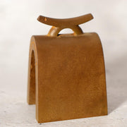 Shugoro Hasuda Japanese Cast Bronze Paperweight Boar Signed Box Modernist BOSa174