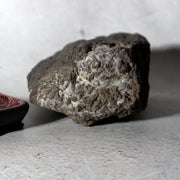 Kyoto Yase Maguro-ishi Natural Suiseki Viewing Stone Rosewood Base Box SS468