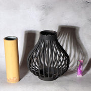 Artistic Japanese Iron Vase "Paris no Mado" (Window of Paris) - Modernist Ikeban1