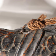 Japanese Vintage  Wood Carved Fish Jizaikagi Yokogi Hearth Hook Crossbar Mingei18