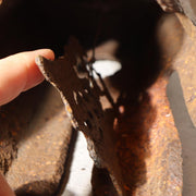 Japanese Antique Cast Iron Bell Fudaku Hidden Kirishitan Inscribed Edo Period6