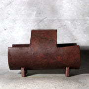 Vintage Kyoto Shinroku Kiln Yakishime Pottery Modern Vase PV3200