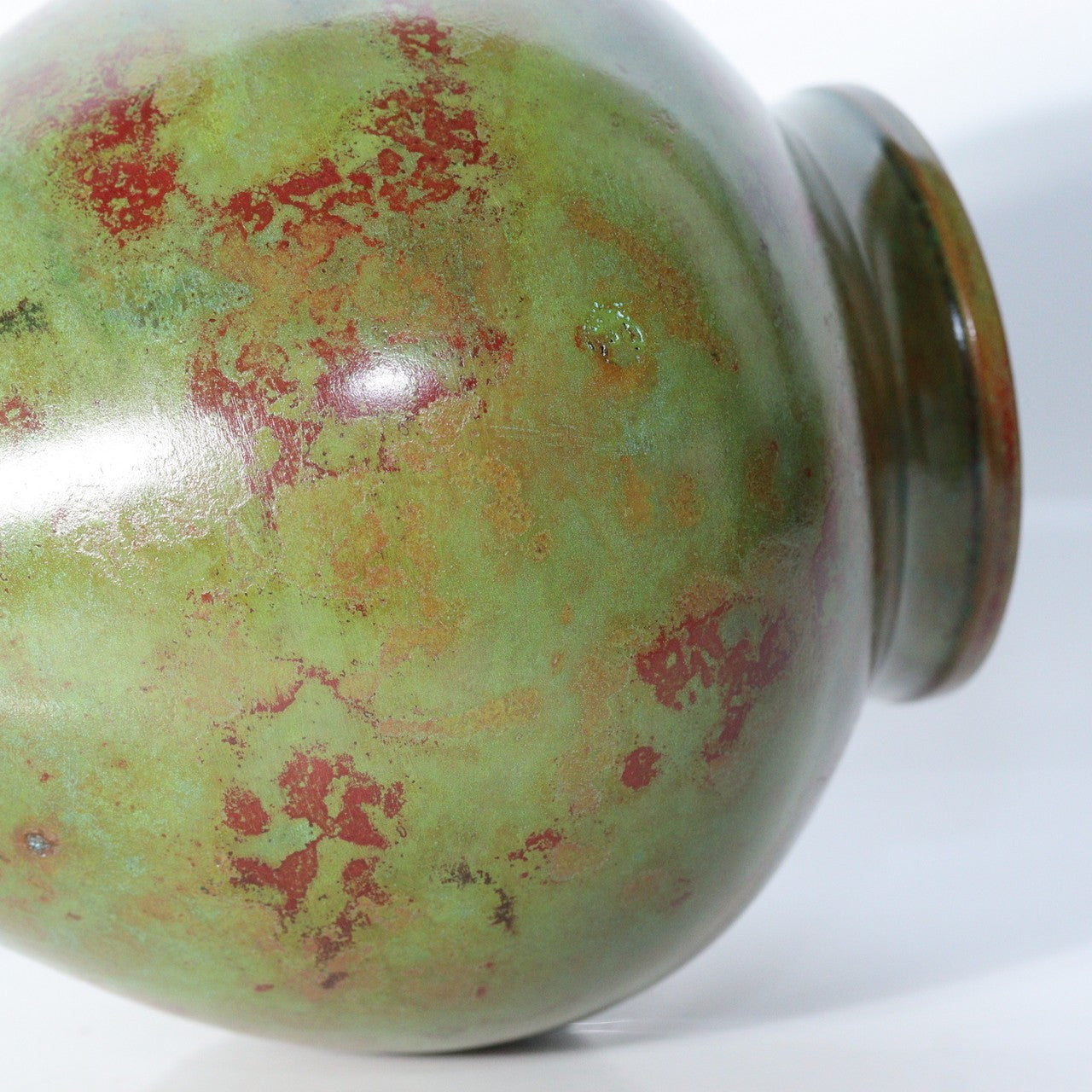 Japanese Vintage Bronze Vase Hana to Onna Yoshihisa Hasegawa Gasan BV75910