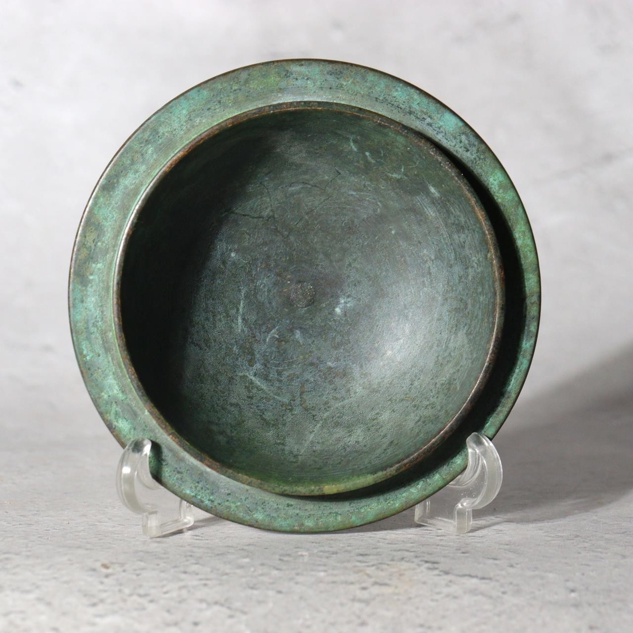 Japanese Kotou Bronze Vase Kurose Soko Buddhist Kyozutsu Sutra Container BV7538