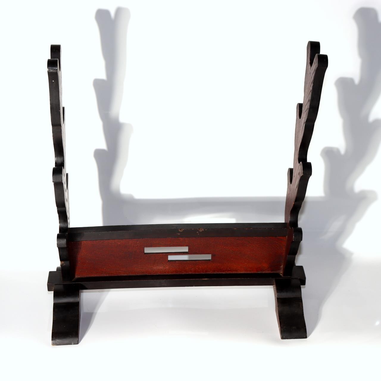 Japanese Vintage Wood Katana Sword Stand Rack 5-Tier Display Katanakake SWR3605
