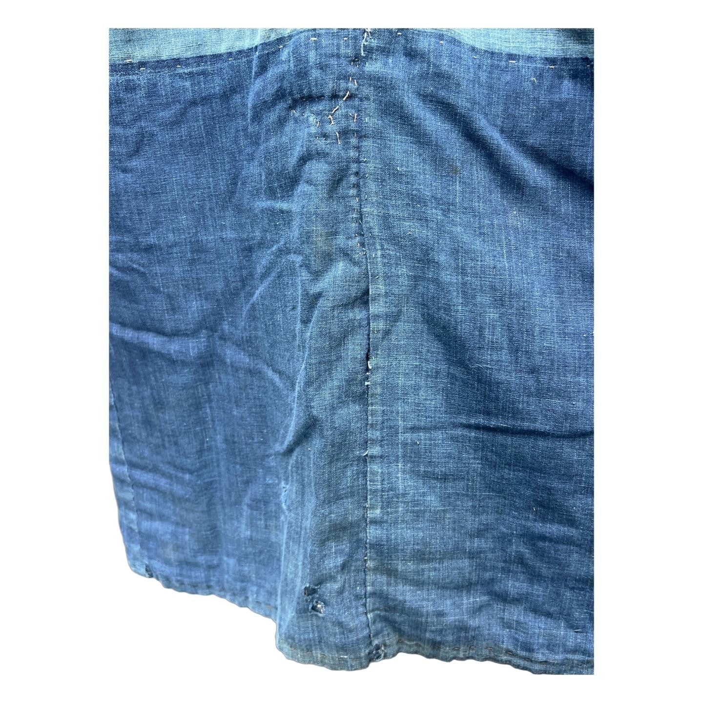 Antique Japanese Indigo Boro Noragi Jacket Patchwork Early Meiji BRKW1734