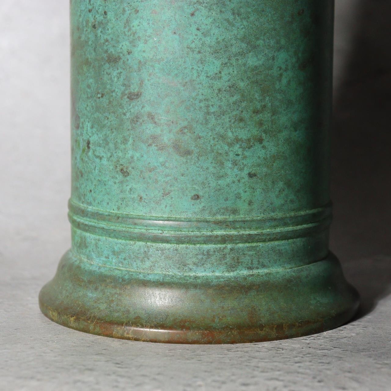 Japanese Kotou Bronze Vase Kurose Soko Buddhist Kyozutsu Sutra Container BV75315