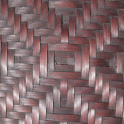 Vintage Japanese Bamboo Woven Rectangular Deep Box Geometric Pattern10