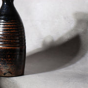 Antique Japanese Seba-yaki Pottery Tokkuri Sake Bottle Nagano Shinshu Vase13