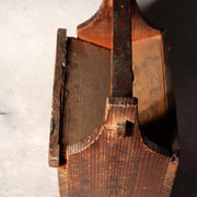 Japanese Antique Money Box Saisenbako Savings Taisho 1918 Temple Shrine Style15