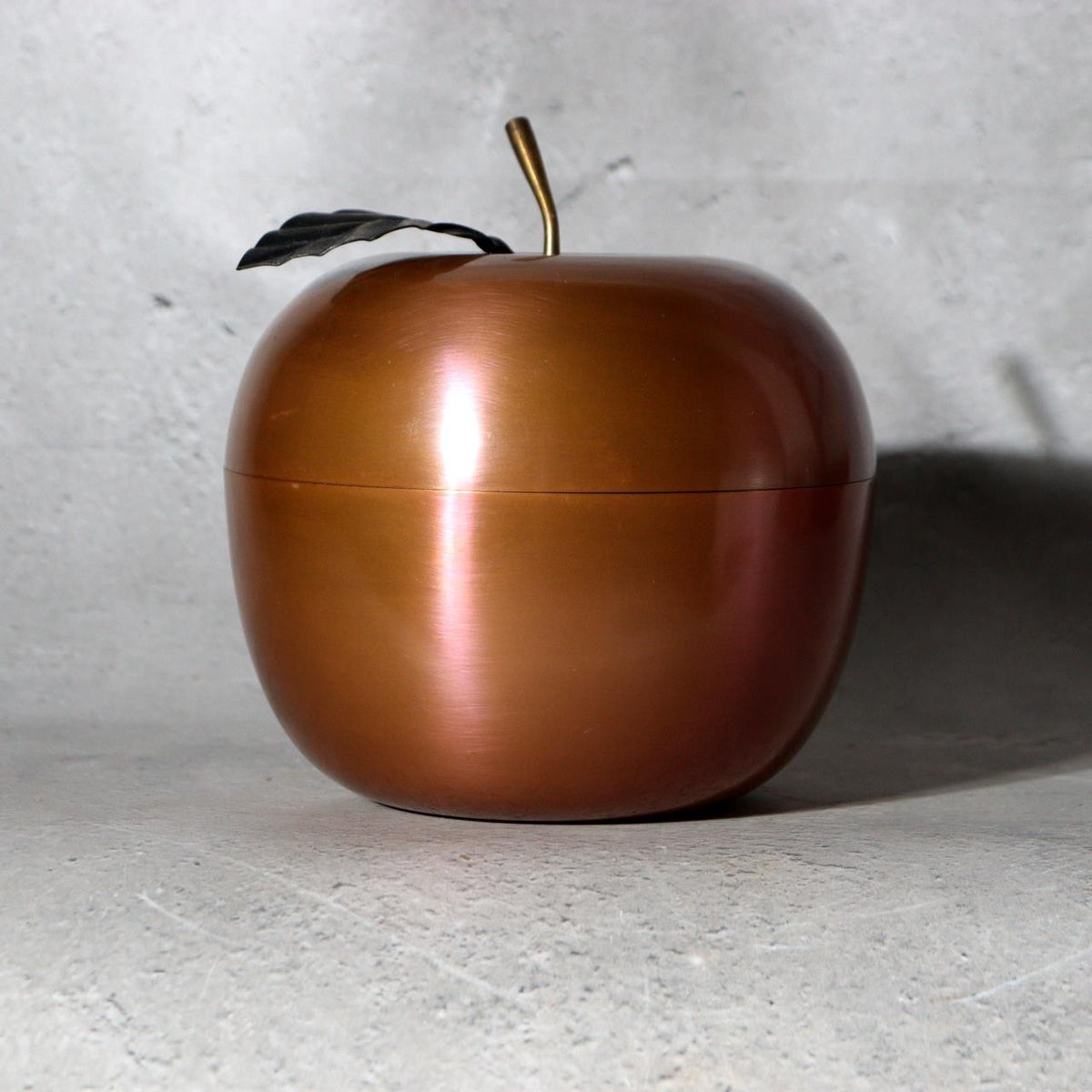 Vintage Japanese Pure Copper Apple Kashiki Candy Bowl Eijundo Tomobak0